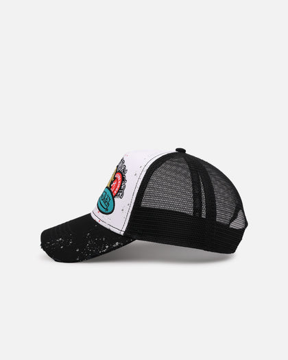Von Dutch X Culture Kings CK Trucker Snapback White/Black