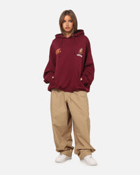 Mitchell & Ness Queensland Maroons XXXX Toad Box Hoodie Maroon
