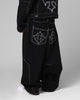 Loiter Biker Raver Jeans Black