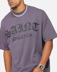 Saint Morta Saint Athletica Boxy T-Shirt Purple