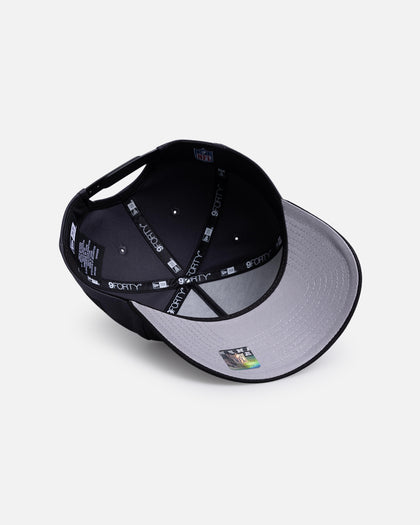 New Era Las Vegas Raiders 'Graphite Black' 9FORTY A-Frame Snapback Black/Grey