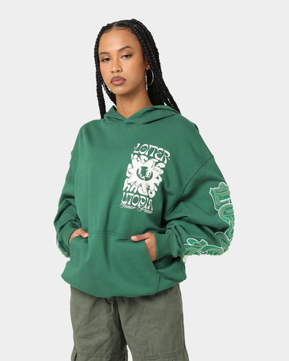 Loiter Fleur Hoodie Green