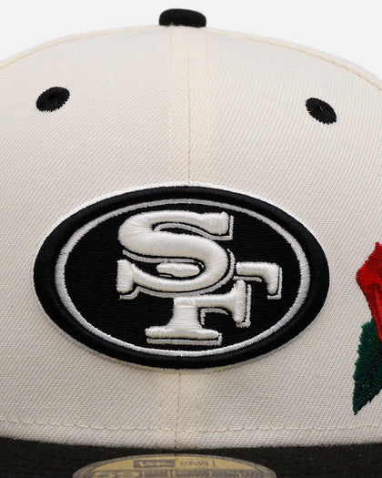 New Era San Francisco 49ers 'Chrome Black Roses' 59FIFTY Fitted Chrome/Black