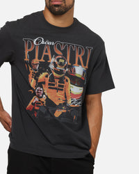 Mitchell & Ness X Mclaren F1 Team Bootleg Oscar Piastri T-Shirt Washed Black