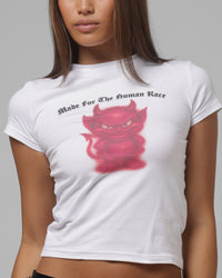 Loiter Women's Devil Baby T-Shirt Off White