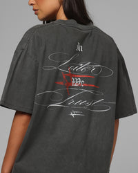 Loiter Devotion T-Shirt Black Wash