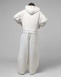Loiter Pearl Zip Hoodie Off White