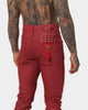 Ksubi 23 Chitch Red Denim Pants Red
