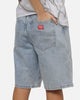 Worship Scripted Big Dawg Jean Shorts Worn Blue