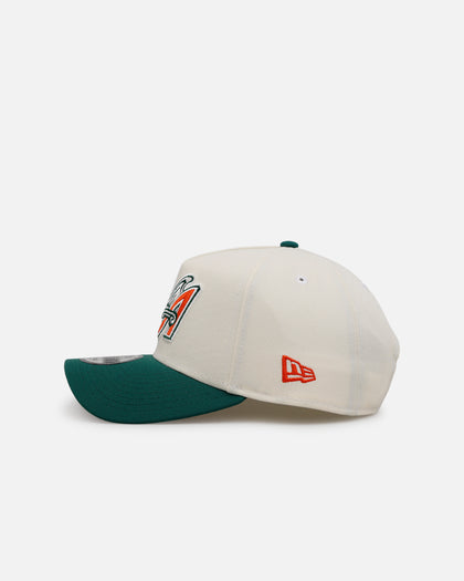 New Era Anaheim Angels 'Citrus' 9FORTY A-Frame Snapback Chrome/Green/Orange