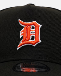 New Era Detroit Tigers 'Black And Team Color' 9FORTY A-Frame Snapback Black/Official Team Color