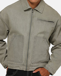 Saint Morta Halo Zip Jacket Washed Grey