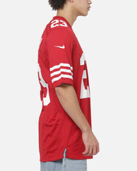 Nike San Francisco 49ers Christian McCaffrey #23 Home Game NFL Jersey Gym Red