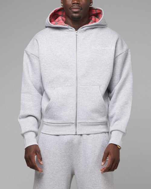 Loiter Body Shop Hoodie Grey Marle