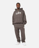 The Anti Order Reverse Logo Hoodie Charcoal Grey
