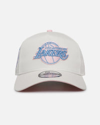 New Era Los Angeles Lakers 'Pastel' 9FORTY A-Frame Snapback Chrome White