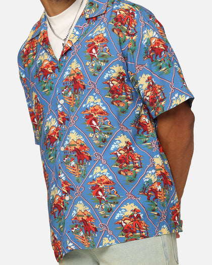 Champion Route 40 Drifter Button Up Shirt Teal