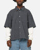 Carre Archive Layered Shirt Navy Plaid