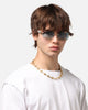 Belvoir & Co Hampton Diamond Cut Sunglasses Gold/Blue