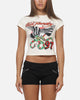 Ed Hardy Women's Eagle Baby T-Shirt Off White
