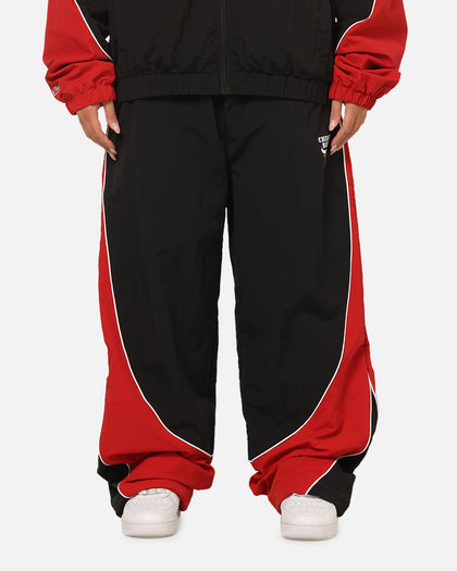 Mitchell & Ness Chicago Bulls Nylon Tracksuit Pants Black/Red