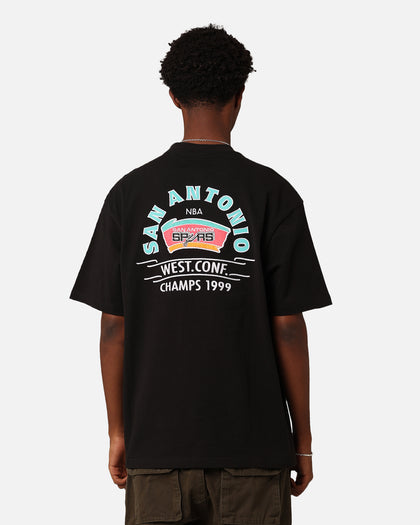 Mitchell & Ness San Antonio Spurs Arch T-Shirt Faded Black