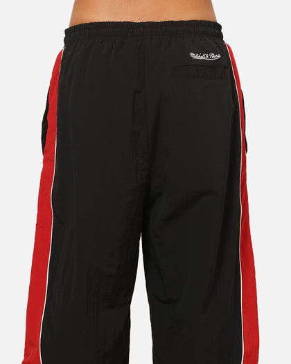 Mitchell & Ness Chicago Bulls Nylon Tracksuit Pants Black/Red