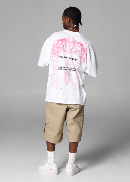 Loiter Dog Pound Vintage T-Shirt White