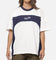 Carre Athletic Panel Crew T-Shirt Off White
