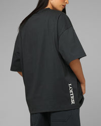 Loiter Hybrid Premium T-Shirt Charcoal