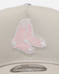 New Era Boston Red Sox 'Pastel 2.0' 9FORTY A-Frame Snapback Stone