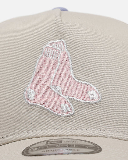 New Era Boston Red Sox 'Pastel 2.0' 9FORTY A-Frame Snapback Stone