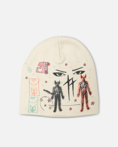 Loiiter Hand Drawn Skully Off White