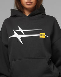 Loiter Hybrid Hoodie Charcoal