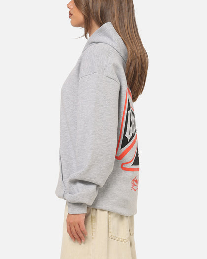 West Coast Choppers Choppers Cross Hoodie Grey Marle