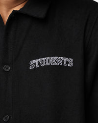 Students Golf Ackers Flannel Shirt Black