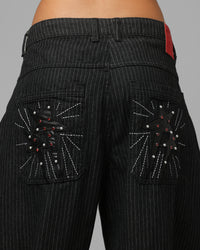 Loiter Midnight Pants Black