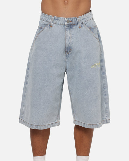 Ed Hardy Serpent Jorts Light Wash