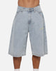 Ed Hardy Serpent Jorts Light Wash
