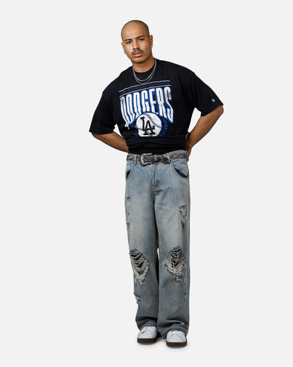 New Era Los Angeles Dodgers Throwback T-Shirt Black