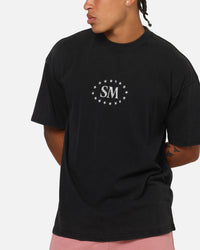 Saint Morta Vengeance T-Shirt Black Acidwash