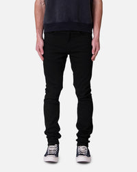 MNML Skinny Raw Jeans Rinsed Black