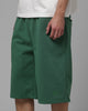 Loiter Ultra Hybrid Fleece Shorts Green