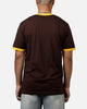 New Era San Diego Padres Throwback V-Neck T-Shirt Brown