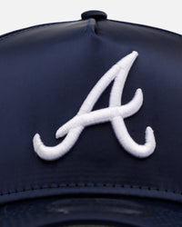 New Era Atlanta Braves 'Team Color Satin' 9FORTY A-Frame Snapback Official Team Color