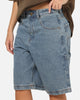 Carre Carpenter Jorts Mid Blue Wash