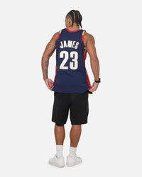 Mitchell & Ness Cleveland Cavaliers Lebron James #23 '08-'09 Swingman Jersey Navy