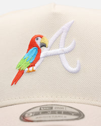 New Era Atlanta Braves 'Tropical' 9FORTY A-Frame Snapback Chrome