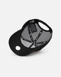 New Era Florida Marlins 'Camo' 9FORTY A-Frame Trucker Snapback Black