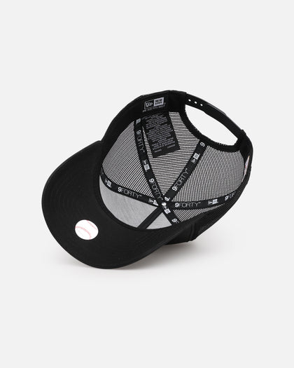 New Era Florida Marlins 'Camo' 9FORTY A-Frame Trucker Snapback Black